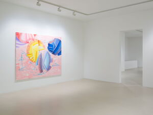 Rebekka Löffler shows the painting Schwebezustand at KETELEER GALLERY