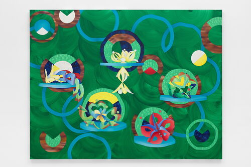 Painting of Rebekka Loeffler, 140 x 180 cm