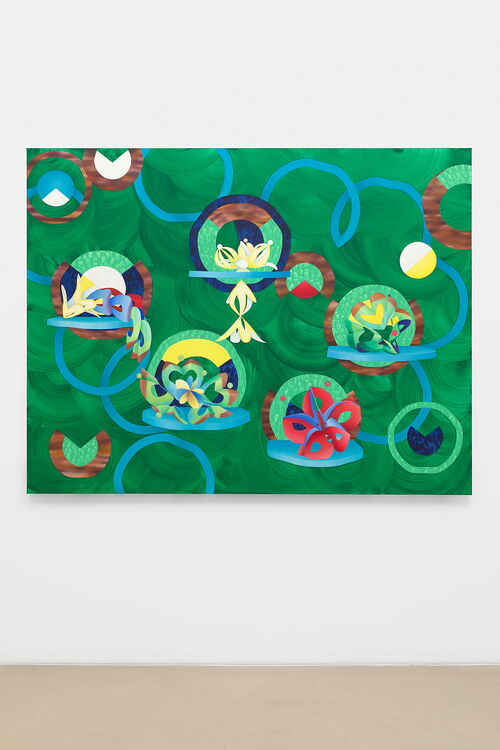 Painting of Rebekka Loeffler, 140 x 180 cm